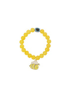 NVR Men & Women Yellow Artificial Beads Stylish Bracelet | Grocsy