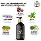 Ivory Natural Grey Hair Shampoo For Nature-Inspired Grey Coverage And Revitalization | Grocsy