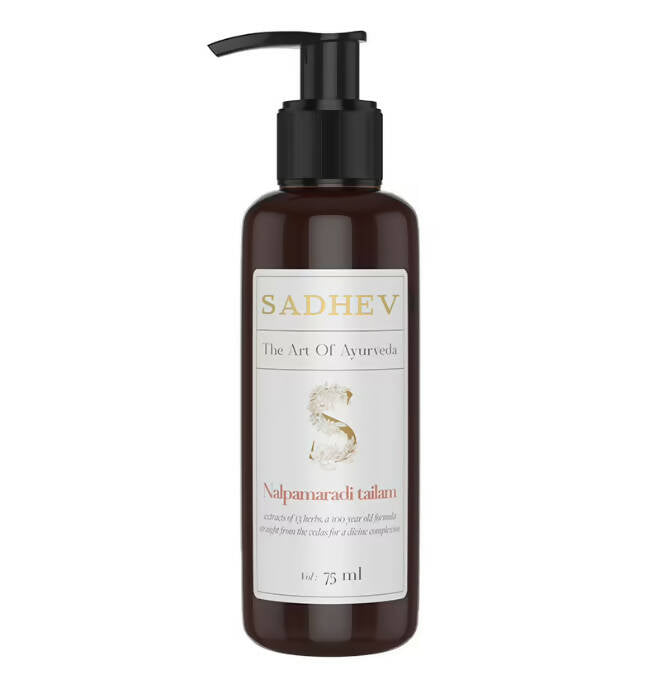 Sadhev Ayurvedic Brightening Nalpamaradi Tailam | Grocsy