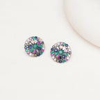 Multi Oversized Studs- Ruby Raang | Grocsy