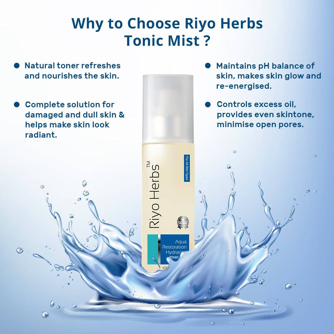 Riyo Herbs Aqua Restoration Hydrating Tonic Mist | Grocsy