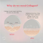 Wellbeing Nutrition Glow Korean Marine Collagen Peptides-Tropical Bliss Flavor | Grocsy