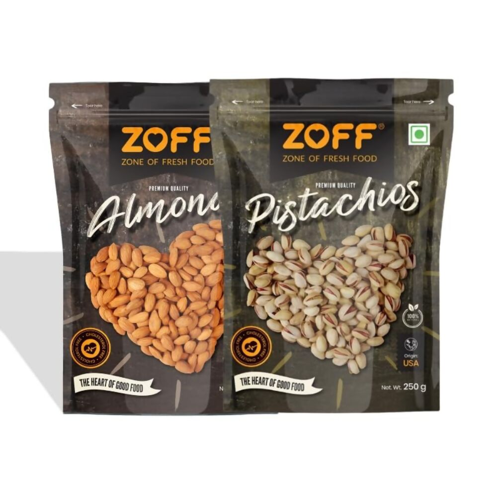 Zoff Premium Almonds & Pista Combo | Grocsy