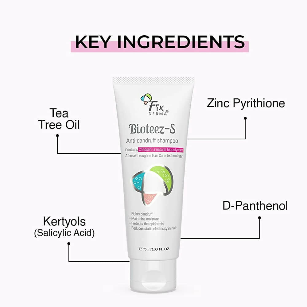 Fixderma Bioteez-S Anti Dandruff Shampoo | Grocsy