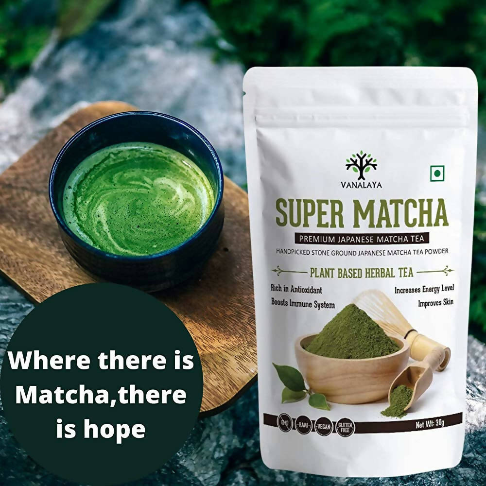 Vanalaya Super Matcha Plant Based Herbal Tea | Grocsy