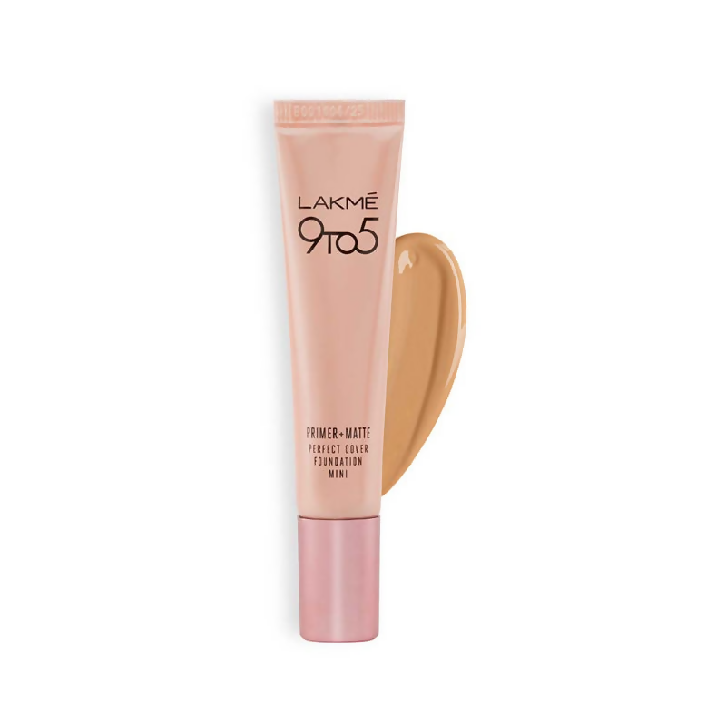 Lakme 9 To 5 Primer + Matte Mini Foundation - Warm Beige | Grocsy