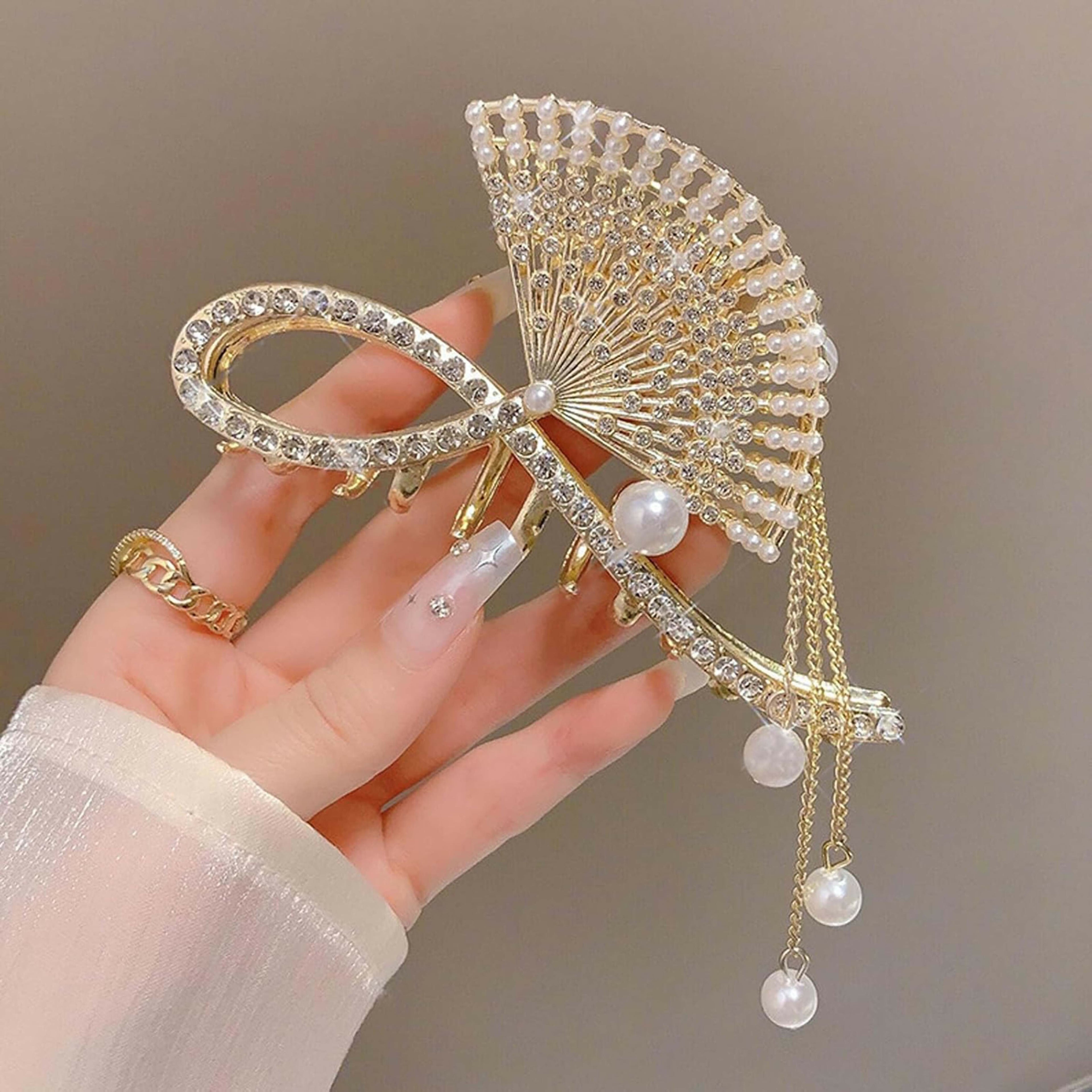 Joban Fashion Gold Metal Flower Hair Comb Hairpin | Grocsy