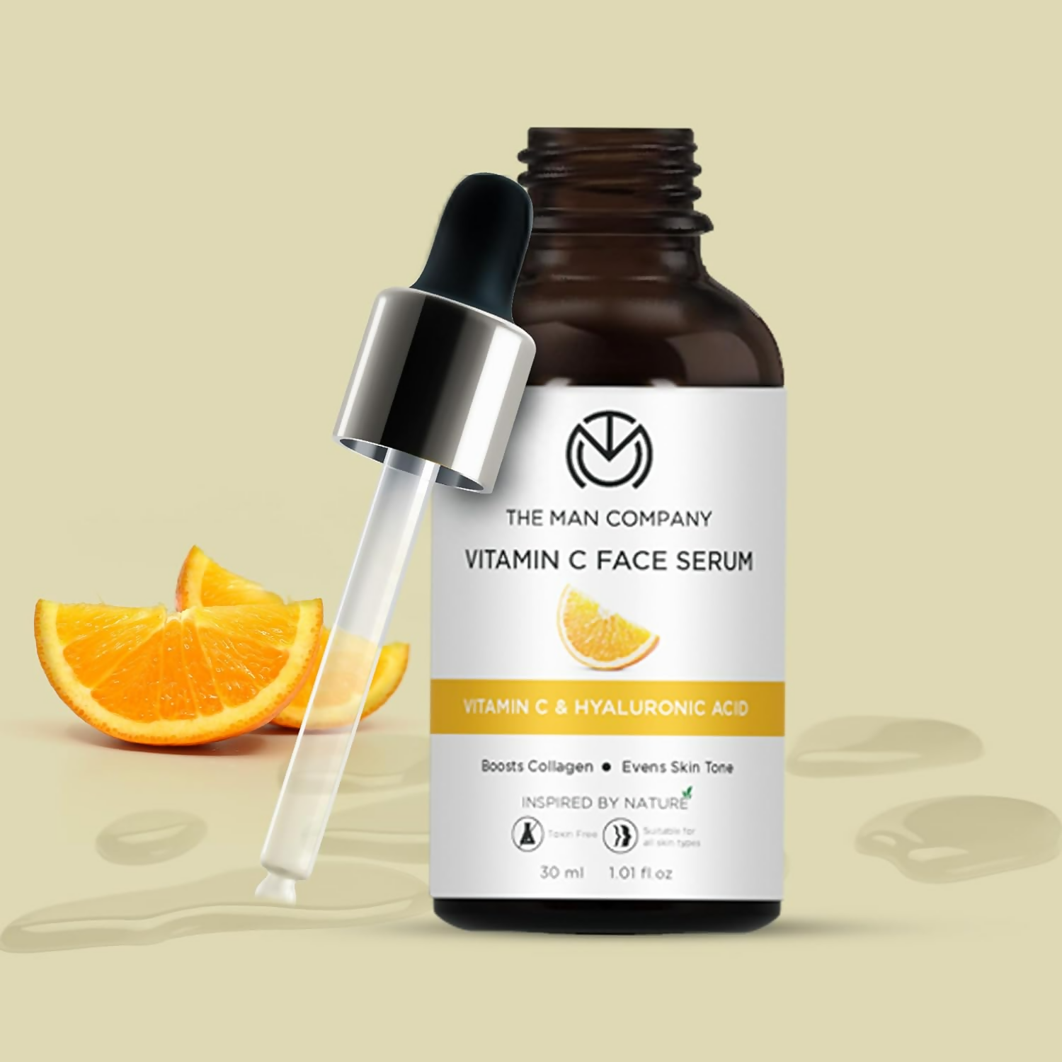 The Man Company 40% Vitamin C Face Serum | Grocsy