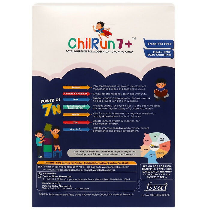 Chilrun 7+ Drink with Almond & Oats For Modern Day Growing Children Vanilla | Grocsy