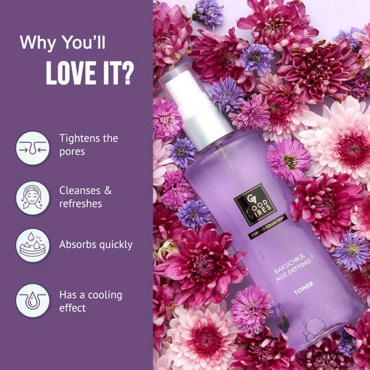 Good Vibes Bakuchiol Age Defying Toner | Grocsy