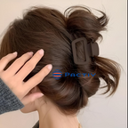 PACTIV Solid Color Matte Hollow Out Hair Claw Clips | Grocsy