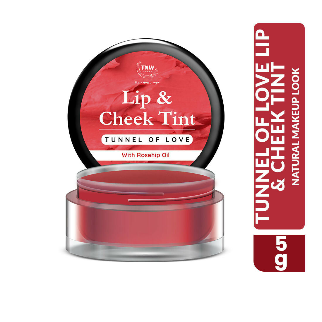 The Natural Wash Tunnel Of Love Lip & Cheek Tint With Rosehip Oil | Grocsy