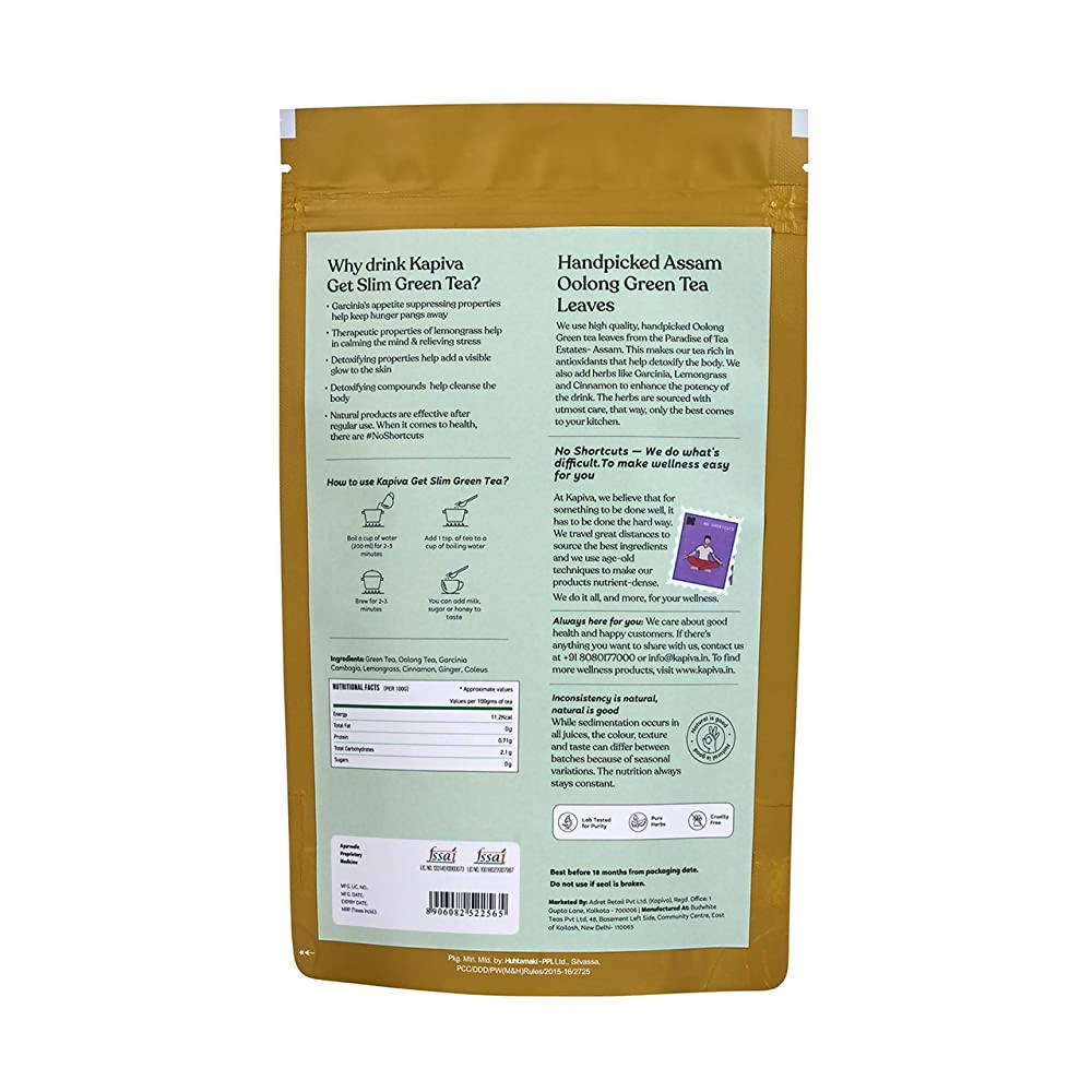 Kapiva Ayurveda Get Slim Green Tea | Grocsy