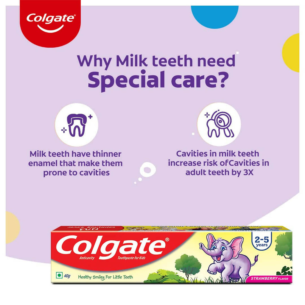 Colgate Kids Strawberry Toothpaste | Grocsy
