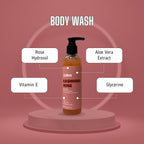 Atisa Kashmiri Rose Body Wash | Grocsy