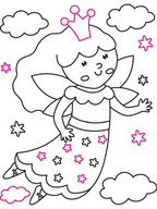 Dreamland Publications Little Fairy Neon Colour and Sticker Dots Book Over 500 Stickers For Kids | Grocsy