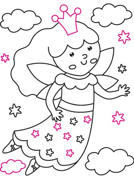 Dreamland Publications Little Fairy Neon Colour and Sticker Dots Book Over 500 Stickers For Kids | Grocsy