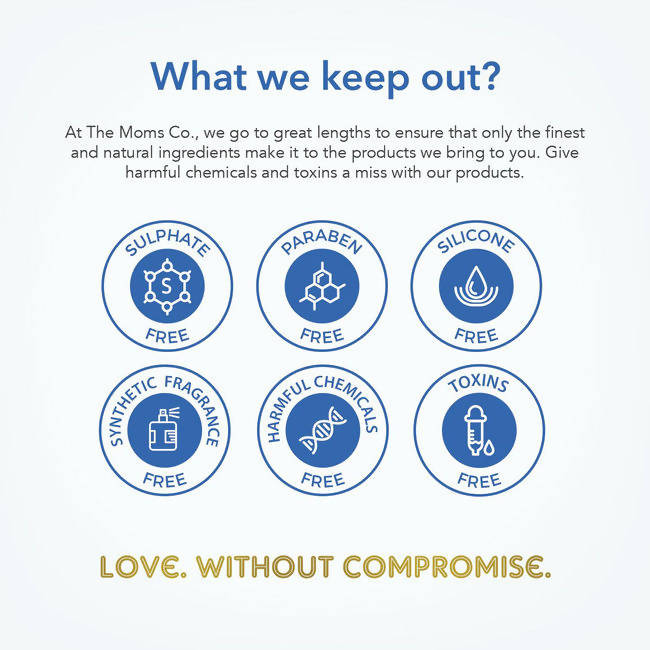 The Moms Co Natural Protein Shampoo | Grocsy