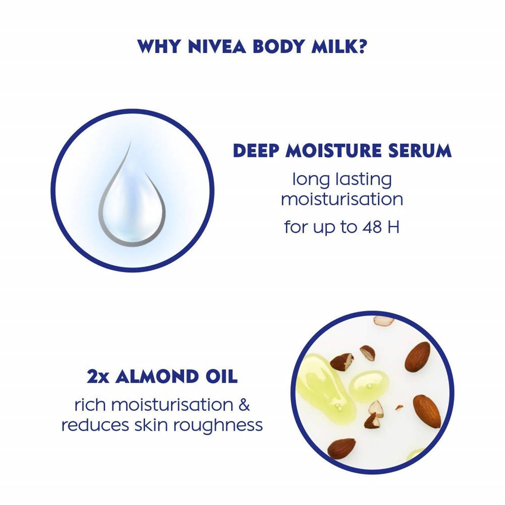 Nivea Nourishing Lotion Body Milk & Soft Light Moisturizing Cream Combo Pack | Grocsy