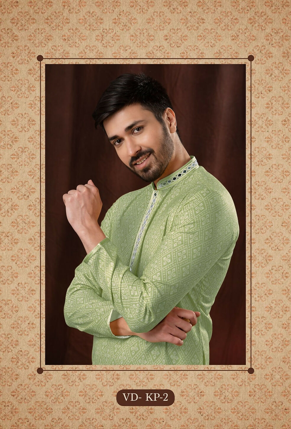 Joban Fashion Light Green Art Silk Kurta Pyjama | Grocsy