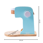 Nesta Toys Wooden Coffee Maker Toy (Blue), Kitchen Cooking Toy, Pretend Play (3+ Years) - 9 Pcs | Grocsy