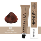 Yuthika Professional High lift Creme Hair Colour 12.5 Very Light Mahogany Brown | Grocsy