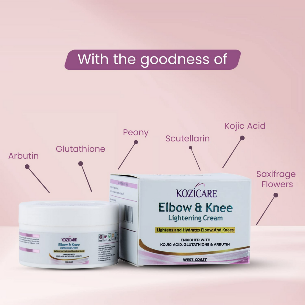 Healthvit Kozicare Elbow & Knee Lightening Cream | Grocsy