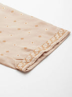Ahalyaa Women's Traditional wear Kurta Set - Tan | Grocsy