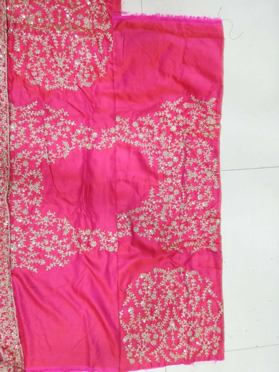 Jyoti Fashion Glamorous Rani Pink Silk 3MM Sequins with Coding Dori Embroidery Lehenga Choli with Dupatta | Grocsy