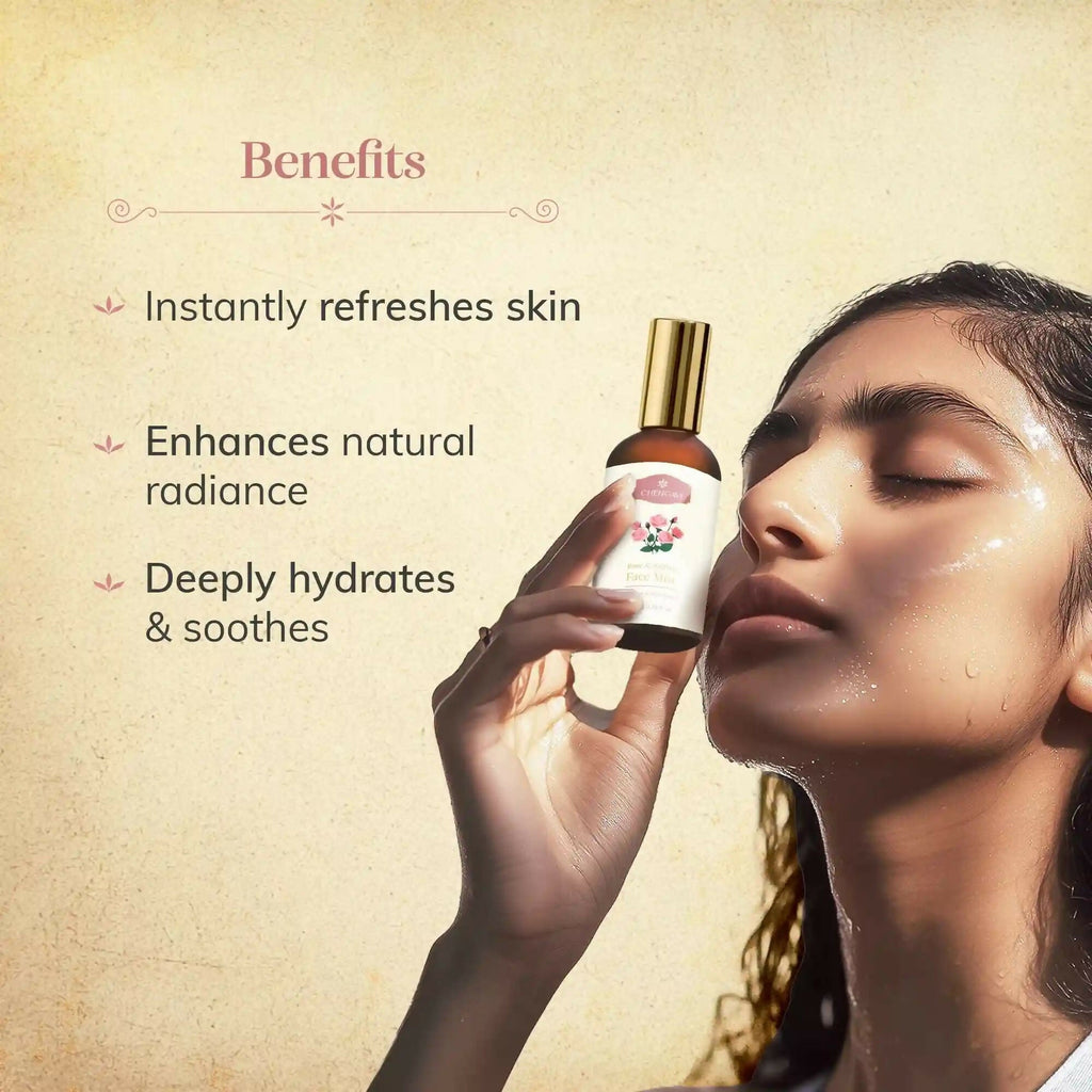 Chengavi Rose & Saffron Face Mist | Grocsy