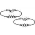 Mominos Fashion Trendy Oxidised Silver Plated Anklets For Girls | Grocsy