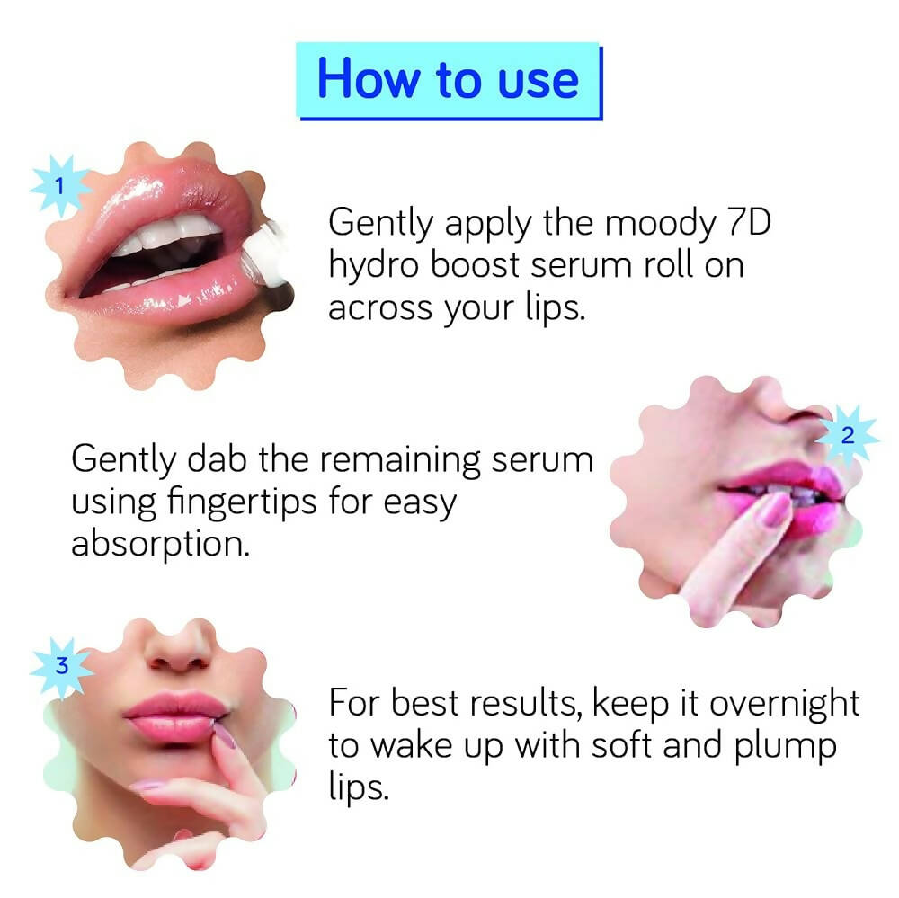 Moody 7D Hydro Burst Lip Serum Roll-On | Grocsy