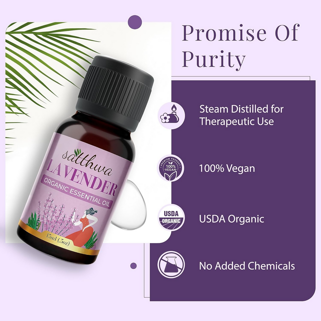 Satthwa Organic Lavender Essential Oil | Grocsy