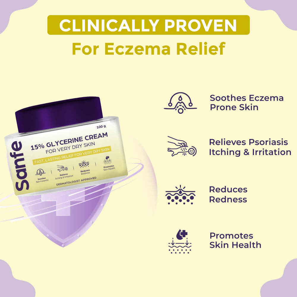 Sanfe Eczema Relief Cream For Very Very Dry Skin | Grocsy