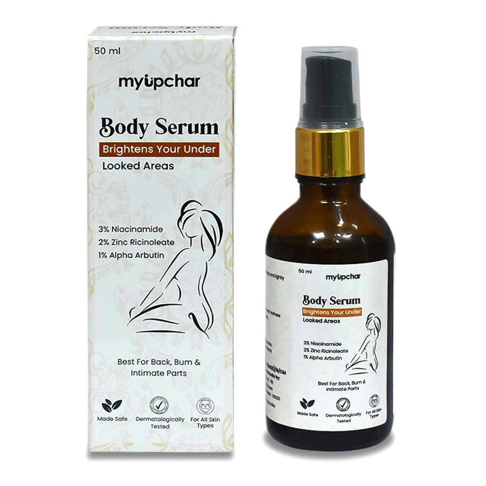 myUpchar Ayurveda Body Serum Brightens Your Under Looked Areas | Grocsy