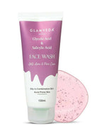 Glamveda Glycolic Acid & Salicylic Acid Anti Acne Face Wash | Grocsy