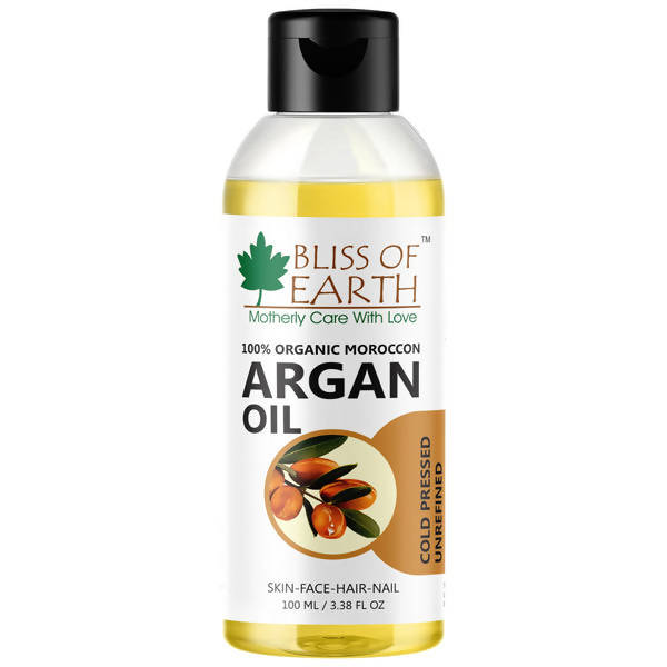 Bliss of Earth 100% Organic Moroccan Argan Oil | Grocsy