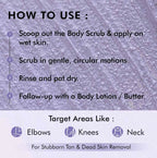 mCaffeine Blueberry Breeze Body Scrub, Exfoliates, Removes Tan, Fruity Blueberry Aroma | Grocsy