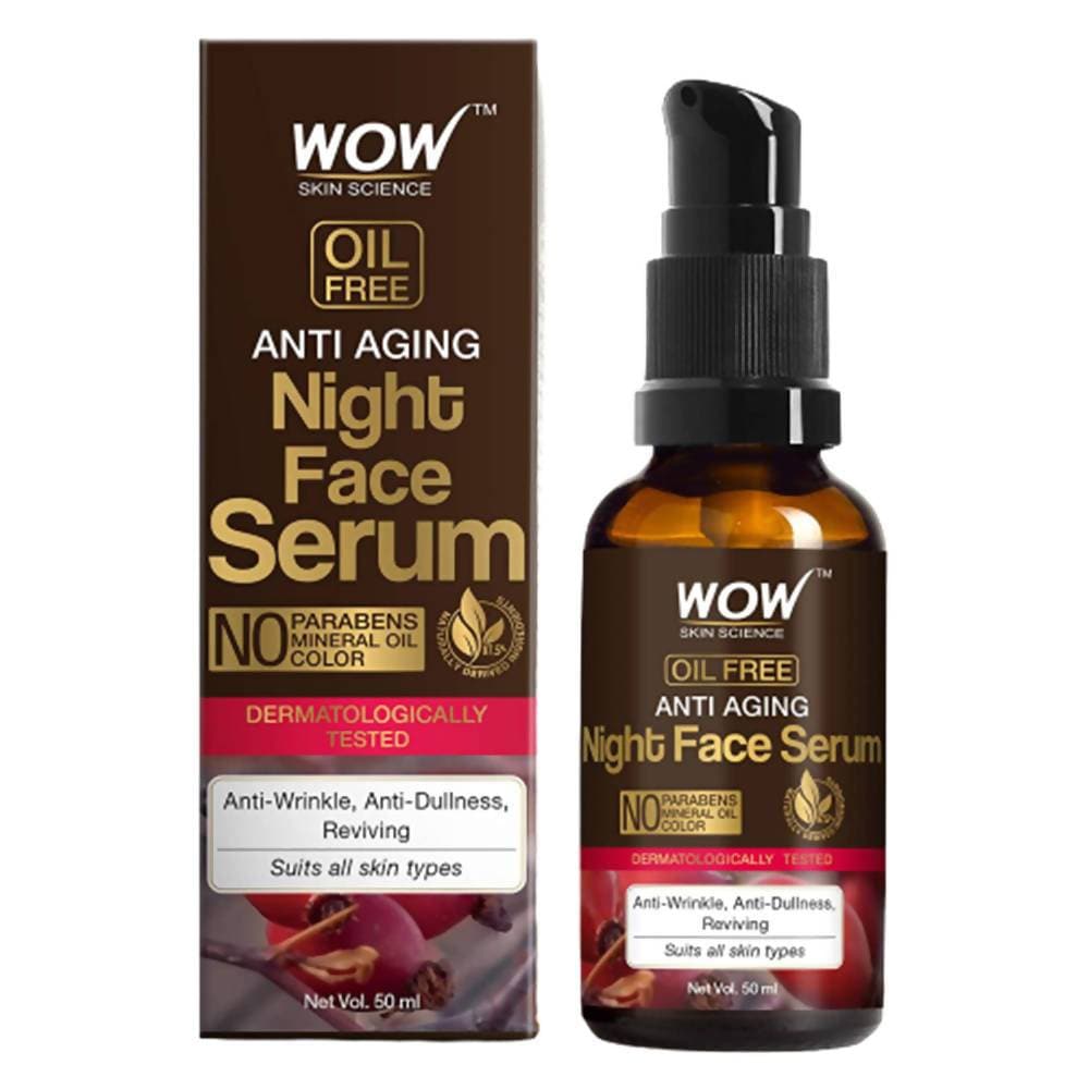 Wow Skin Science Oil Free Anti Aging Night Face Serum | Grocsy