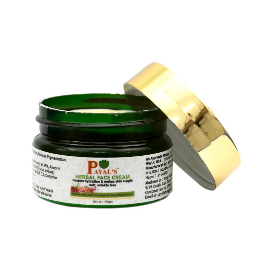 Payal's Herbal Face Cream Hydrating and Wrinkle-Free Formula | Grocsy