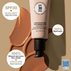 Nudestix Nudescreen Daily Mineral Veil SPF 30 Sunscreen - Warm | Grocsy