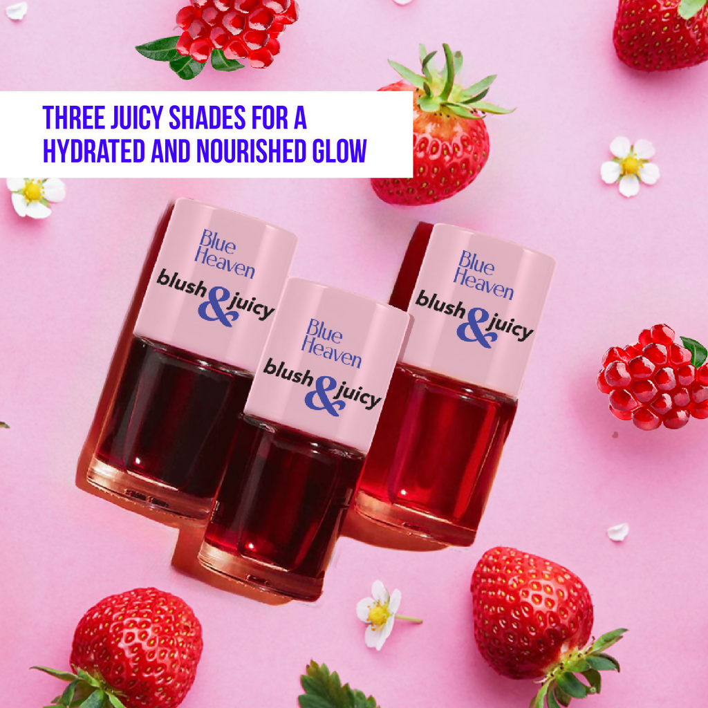 Blue Heaven Blush & Juicy Lip Tint - Orange Juice | Grocsy