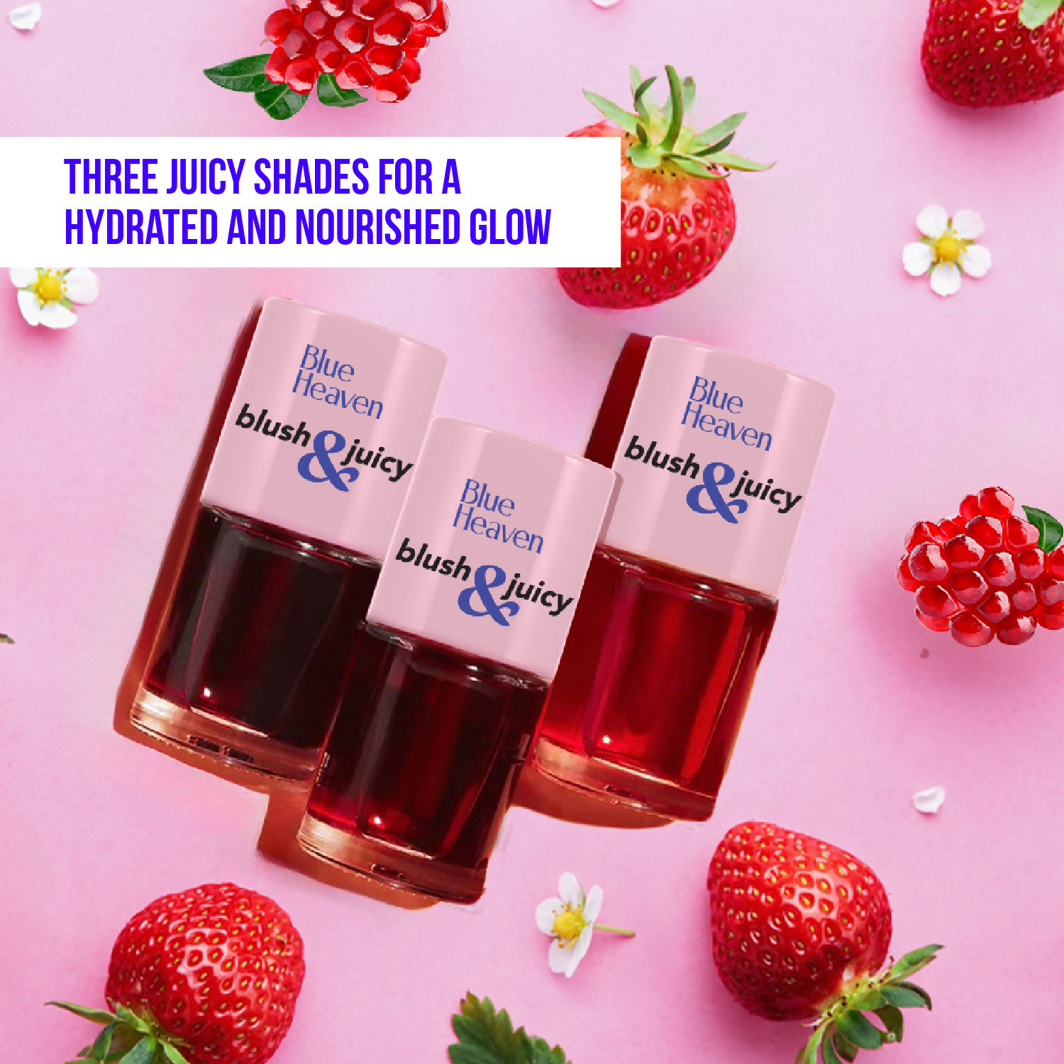 Blue Heaven Blush & Juicy Lip Tint - Orange Juice | Grocsy