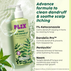 PLIX The Plant Fix Neem Anti-Dandruff Advanced Shampoo For Reduced Dandruff & Itchiness | Grocsy