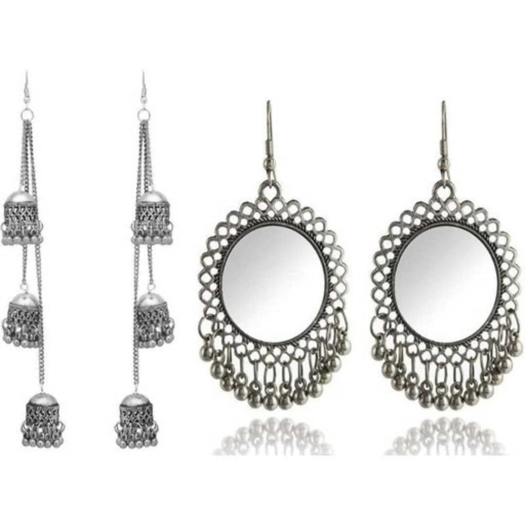 MS Fashion India Kashmiri Jhumkis And Hanging Earrings | Grocsy