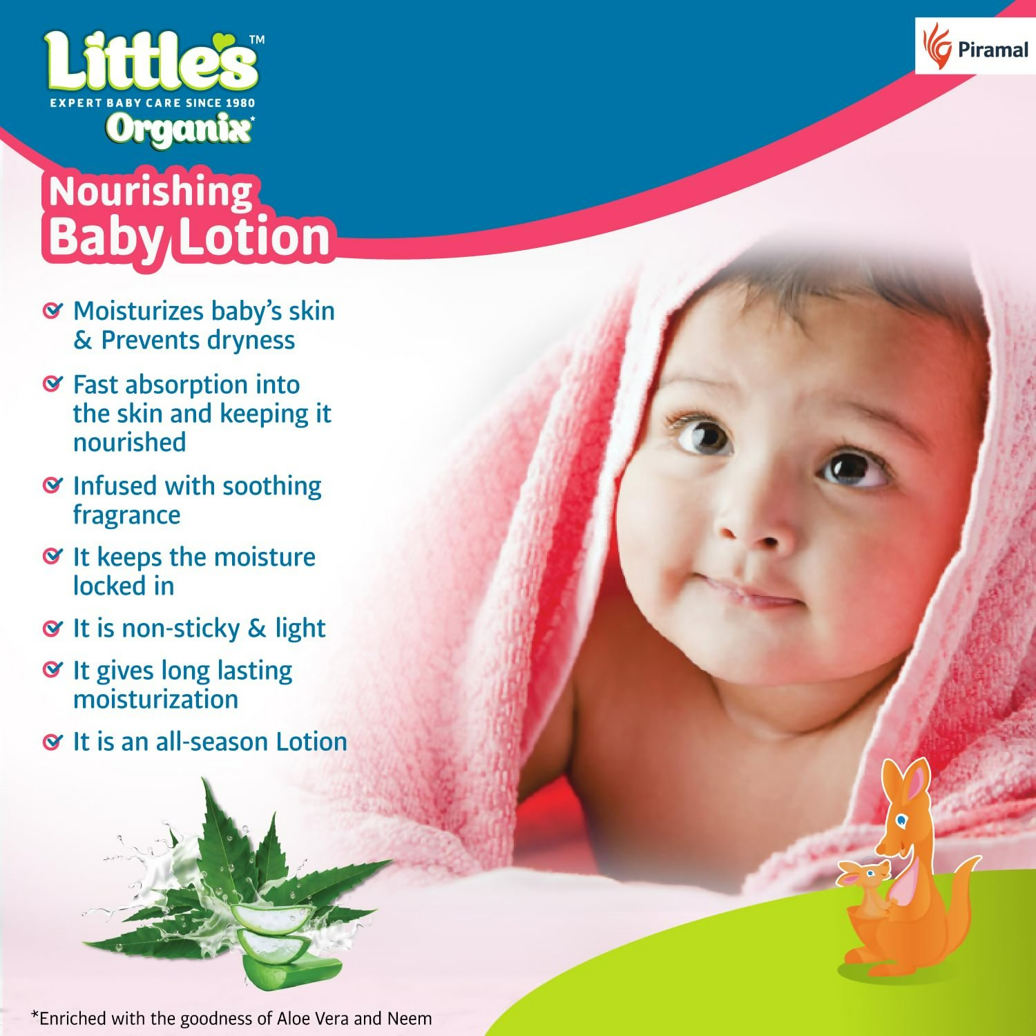 Little's Organix Nourishing Baby Lotion | Grocsy