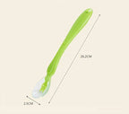 Safe-O-Kid Soft Silicone Tip Spoons 2 Sets Box (4 Spoons), Blue & Green | Grocsy