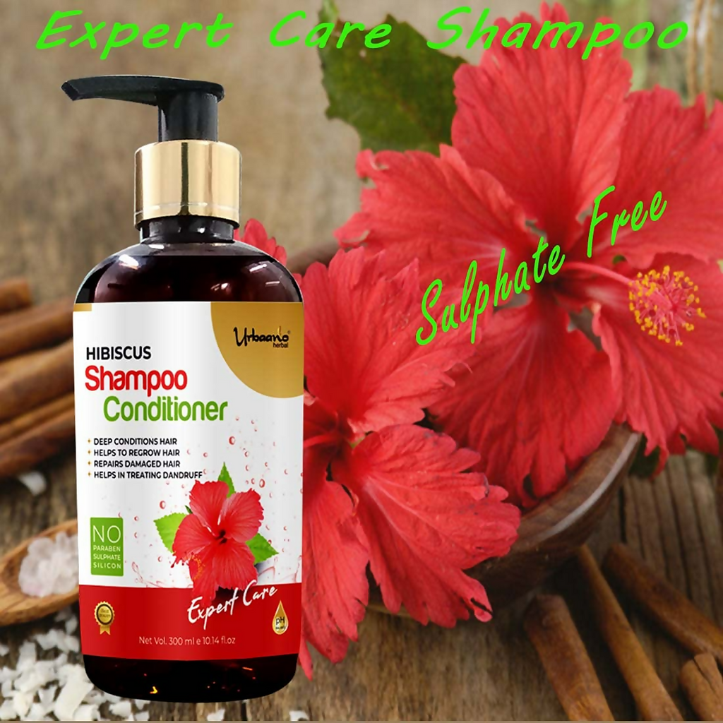 Urbaano Herbal Nourishing Onion Hair Oil & Anti Hairfall Hibiscus Shampoo | Grocsy