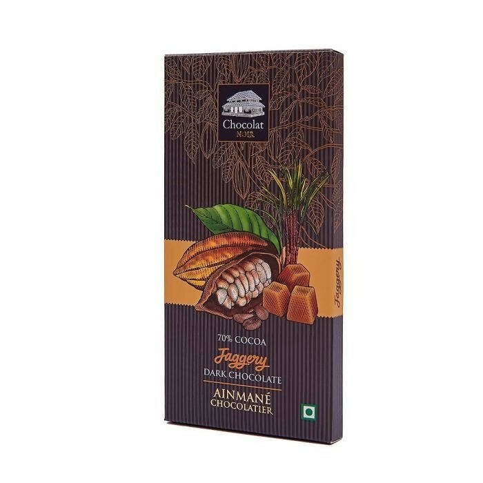 Ainmane 70% Cocoa Jaggery Dark Chocolate | Grocsy