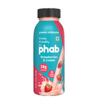 Phab Protein Milkshake With Protein Strawberries & Cream Flavour | Grocsy